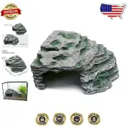 Multifunctional Reptile Hide with Cave Entrance - Perfect for Bearded Dragons