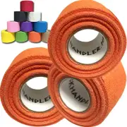 STICK HANDLER Professional Hockey Grip Tape Pro Pack (Orange | Three Pack)