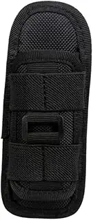 GANAZONO Outdoor Torch Pouch with Rotating Clip Nylon Flashlight Holder for Camping Hiking Lightweight Portable Belt Clip Case for