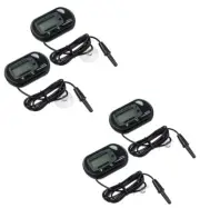 LCD Digital Aquarium Thermometer, Fish Tank Thermometer with Sensor Probe 4PKS