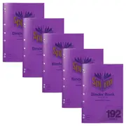 5pc Spirax 128 Binder Book A4 School/Writing Notebook 8mm Ruled 192-Pages