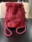 BNWT BEADED ROSE Drawstring Bucket Bag From Kate Spade & Target Collab Pink &Red