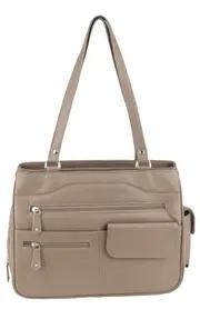 Franco Bonini - 9920 Leather Multi pocket bag - Stone