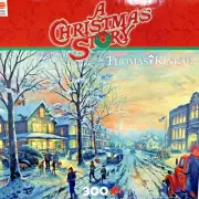 Thomas Kinkade A Christmas Story Movie Puzzle 300 Pieces 24x18 Holiday Ceaco NEW
