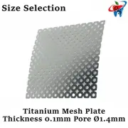 Dental Implant GBR Titanium Surgical Barrier Membrane Mesh Plate 0.1mm