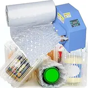 Portable Automatic Air Cushion Wrap Machine,200W Air Pillow Maker Inflatable Packaging Machine,Speed 16m/Min,Air Volume/Temperature/Speed Adjustable