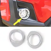 Chrome Front Fog Light Lamp Cover Ring Trim For Subaru Crosstrek XV 2018-2022