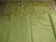 Vintage NEW 2 Green 15" x 10" Lace Placemats & 15" x 31" Table Runner Penn Prest