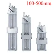 Linear Stage Actuator Manual Sliding Table Ballscrew Rail Slide Module 100-500mm