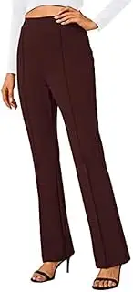 [Urban CoCo] Stretchy Work Pants Bootcut Yoga Pants Petite Slacks for Office Casual