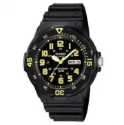 CASIO Men's Wrist Watch MRW-200H-9B | Diver-Style, Analog Display, Resin Band,