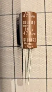 10PCS 470uF 16V ELNA SILMIC II Capacitor RFS High Grade Silk Caps for DIY HIFI