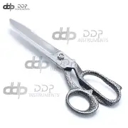 Upholstery Tailor Scissors 8" Material Fabric Dressmaking Gray Handle DS-1480