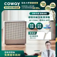 在飛比找遠傳friDay購物精選優惠-Coway 極智雙禦空氣清淨機 AP-1720G+贈Cull