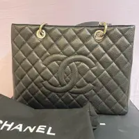 在飛比找PopChill優惠-[二手] Chanel GST 荔枝牛皮.銀扣（全新）