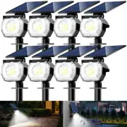 8 Pack Solar Motion Lights Outdoor Waterproof IP65-52 LED Motion Sensor Solar...