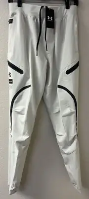 Under Armour UA Unstoppable Men's Medium Fitted Cargo Pants Summit White NEW