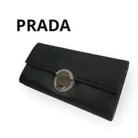 在飛比找蝦皮購物優惠-PRADA 錢包 Tessuto 黑色 尼龍 日本直送 二手