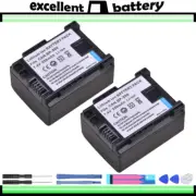 2x Battery Pack For Canon BP-807 BP-807D BP-808 BP-808D BP-809 BP-809B BP-809S