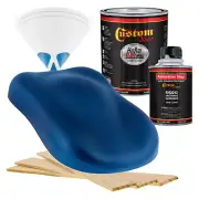 HOT ROD FLATZ Fiji Blue Metallic Quart Kit URETHANE Flat Auto Car Paint Kit