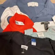 Crop Top Bundle 5 Items Multicolor Summer Spring Lot Minimalist NWT