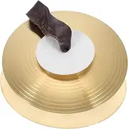 Kisangel 1 Pair Small Alloy Hand Cymbals for Durable Portable Percussion Instrument for Dance Parties and Music Training Lightweight Alloy Cymbals for Childrens Entertainment