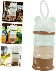 GREENADSCAPE Bird Feeder Bowl Portable Outdoor Drinking Box for Parrots Convenient Food Holder for Bird Care Easy to Clean and Lightweight Design Present