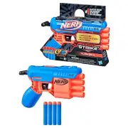 Nerf Alpha Strike Claw QS-4 Blaster | Includes 4 Elite Foam Darts, Multicolor