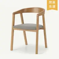 在飛比找momo購物網優惠-【LITOOC】PLACIDO木製舒適餐椅/辦公椅(辦公椅/