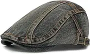 [HAMKVBPR] Men's Beret Hats Retro Beret Cowboy Duck Tongue Cap Forward Cap Mens Hat Flat Cap