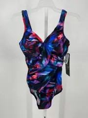 Miraclesuit Womens Fuego Flora Revele One Piece Swimsuit Padded Bra 6552919