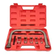 Valve Spring Compressor Set, 10pcs Valve Spring Removal Tool with Solid C