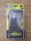 Ryobi Metric Spade And Brad Point Drill Bit 11 Pc Set New Power Tool Accessories