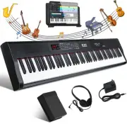 Fesley Piano Keyboard 88 Keys: Bluetooth Full-Size Digital Piano Keyboard, 900 T