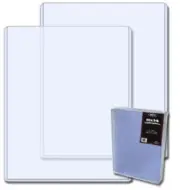 Case / 100 BCW 11 x 14 Hard Plastic Topload Holders 11x14 rigid toploader sleeve