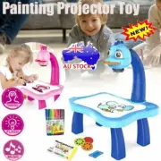 Kids Projector Painting Device Learning Board Drawing Art Table Toys Xmas GifGV