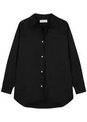 Skall Studio Edgar Cotton Shirt - Black - 10 10