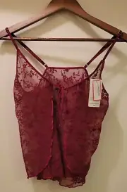 Wicked Weasel 166 Aurora Cami Top Red Medium NWT