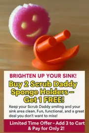 Buy 2 get 1 free Scrub Daddy sponge holder