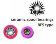 3x10x4 & 3x8x4 ABEC-7 Air BFS Micro Ceramic Spool Bearings DAIWA