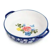 Pie Pan Ceramic Pie Dish 9.8 Inches Pie Plate Porcelain Deep Dish Pie Pan Non...