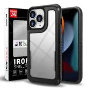Tough On Iron Shield Phone Case for iPhone 13 Pro Max - Black
