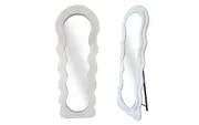 Cloud Wavy Velvet Free Standing / Wall Mirror