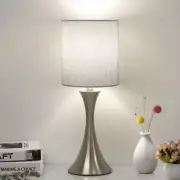 3 Way Touch Control Table Lamp, Dimmable Bedside Desk Lamp with Metal Base Moder