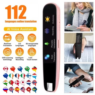 Exam Voice Language Translator Device Scan Translation Pen Text Reading Pen 112+