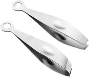 Milisten Convenient Tweezers for Chicken Hair Removal 2pcs Tweezers Set Tongs Daily Use