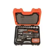 Bahco Metric 1/4 And 1/2"D Hex Socket Spanner And Accessory Set 95 Piece S95