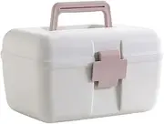 Eigell Medicine Storage Box, First Aid Storage Case Dustproof Organizer Medicine Container for Arts Crafts Home Hiking Sports