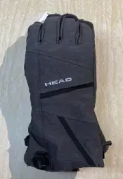 Head Unisex Grey Heather XS Ski Gloves Made with DuPont Sorona