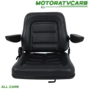 ALL-CARB Tractor Universal Fold Down Seat Armrest Tractor Skid Loader Seat